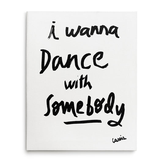 Dance with Somebody 11x14 Canvas